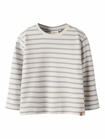 Limia loose top, turtledove/sleet, Lil Atelier