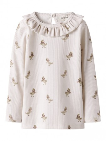 Lavo slim top, almost mauve/goose, Lil Atelier