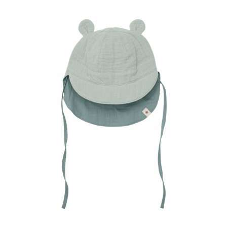 Summerhat ears muslin, lily pad, Huttelihut
