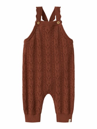 Kajsa knit overall, maple syrup, Lil Atelier