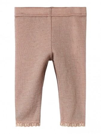Noel slim leggings wool baby, roebuck, Lil Atelier