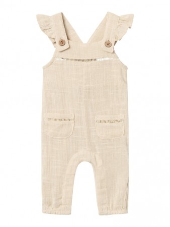 Halla loose overall, bleached sand, Lil Atelier