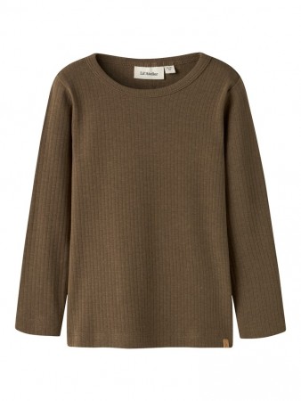 Gabo slim top, teak, Lil Atelier