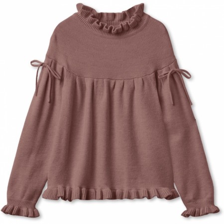 Kino knit blouse, ash rose, Fliink