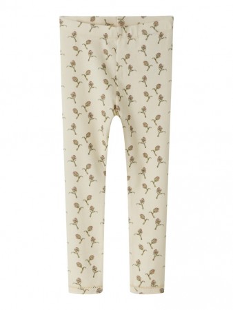 Gayo slim leggings, turtledove/artichoke, Lil Atelier