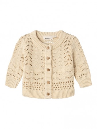 Lale knit baby, bleached sand, Lil Atelier