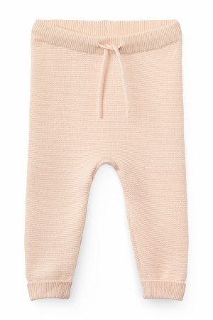 Cotton baby leggings, soft pink, Copenhagen colors