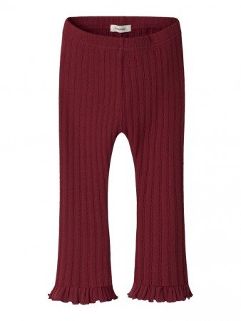 Rita bootcut legging, red dahlia, Lil Atelier
