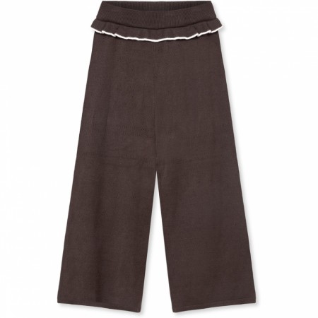 Fame contrast pant, coffe bean/sandshell, Fliink
