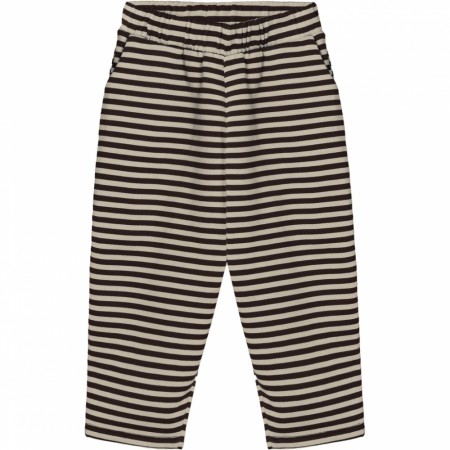 Alvin stripe pant, coffee bean/sandshell, Fliink