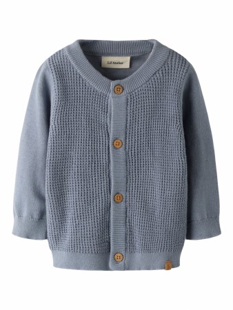 Daryl knit cardigan, tradewinds, Lil Atelier 