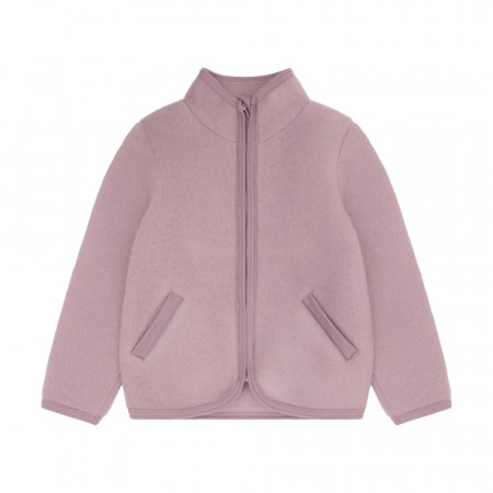 Jacket wool fleece, woodrose, Huttelihut