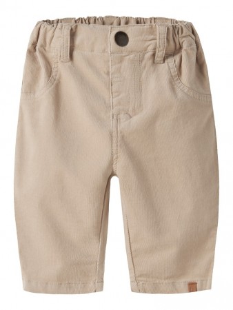 Somba san loose cord pant, white pepper, Lil Atelier