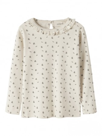 Lago slim top, turtledove/blue, Lil Atelier