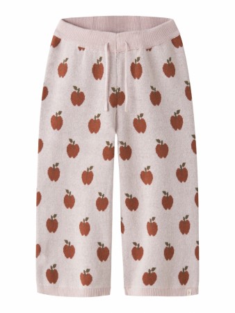 Lulio wide knit pant, hushed violet, Lil Atelier