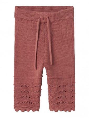 Lola knit pant baby, whitered rose, Lil Atelier