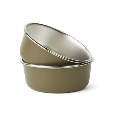 Edgar bowl 2-pack stainless steel, khaki, Liewood