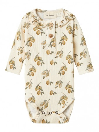 Gavo slim body, turtledove/lemons, Lil Atelier