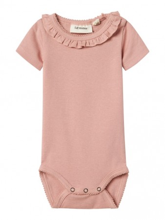 Lalo slim collar body, misty rose, Lil Atelier 