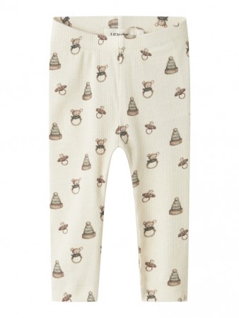 Gavo slim leggings, turtledove/toy, Lil Atelier
